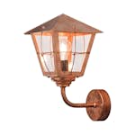 Vegglampe Gnosjö Konstsmide Fenix Opp E27 Kobber