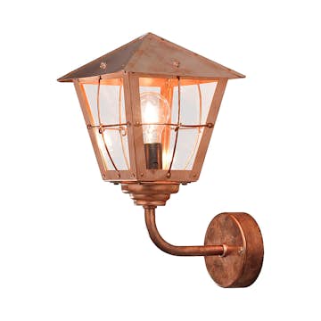 Vegglampe Gnosjö Konstsmide Fenix Opp E27 Kobber