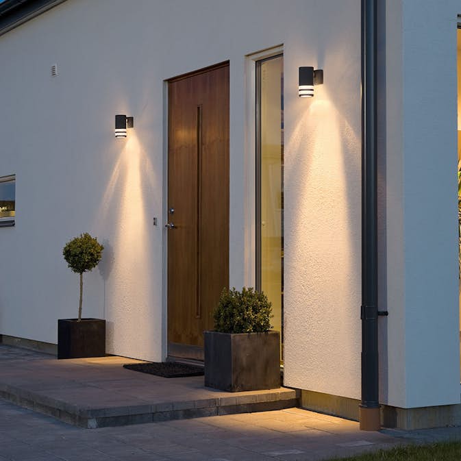 Vegglampe Gnosjö Konstsmide Modena Ned GU10 Transparent