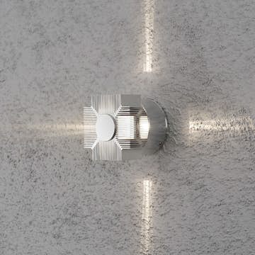 Vegglampe Gnosjö Konstsmide Monza 3W High Power LED Alu