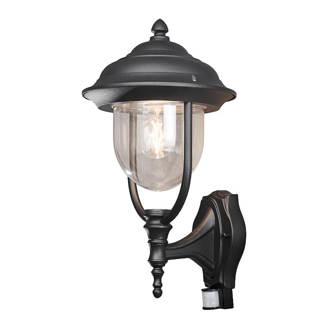 Vegglampe Gnosjö Konstsmide Parma Opp E27 Bevegelsessensor