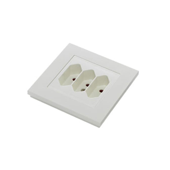 Stikkontakt Elko Plus 3-Veis Euro