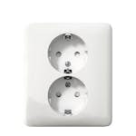 Stikkontakt Schneider Electric Exxact Primo 2-Veis