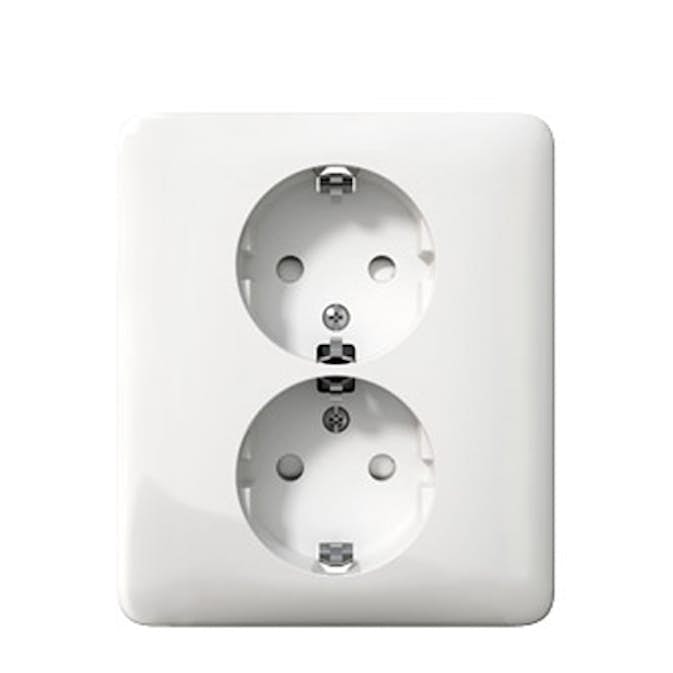 Stikkontakt Schneider Electric Exxact Primo 2-Veis