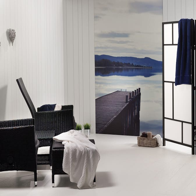 Veggplate Huntonit Design Waterside Antikk