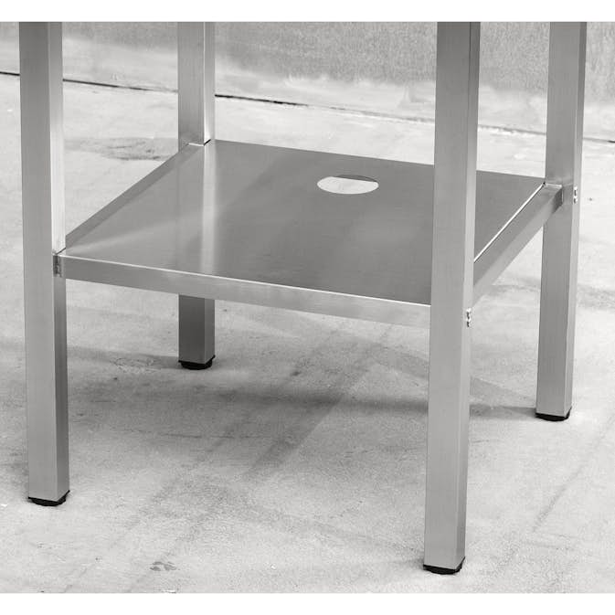 Underhylle Vilan Stainless Rustfritt Stål Underhylle med Hull