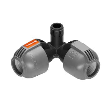 Vinklet L-skjøt Gardena 25 mm x G 1/2 Hunngjenger