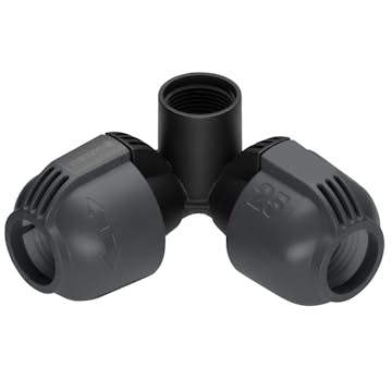 Vinklet L-skjøt Gardena 25 mm x G 3/4 Hunngjenger