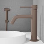 Servantbatteri Scandtap Steel Voyage Medium med Sidedusj