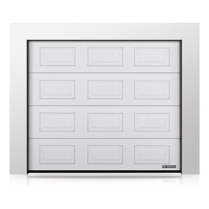 Garasjeport Grimstadporten Rutepanel Hvit