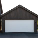 Garasjeport Grimstadporten Slettpanel Hvit