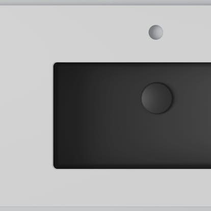 Bänkskiva INR Wave med 2 Tvättställ och hål för Blandare