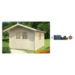 Anneks Palmako Sally 10,2 m2 med Shingel, Papp og Spiker