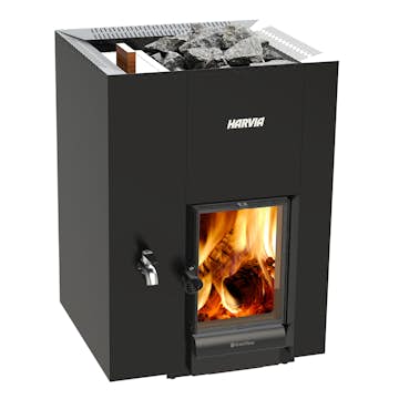 Vedfyrt Badstuovn Harvia Linear 22 GreenFlame LS