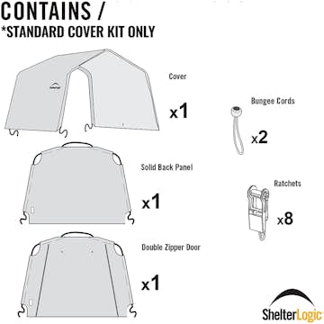 Teltduk Gop Original Oppbevaringstelt Grå
