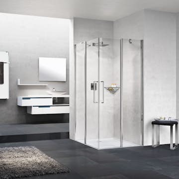 Slagdør Novellini Young 2.0 A m/fastfelt