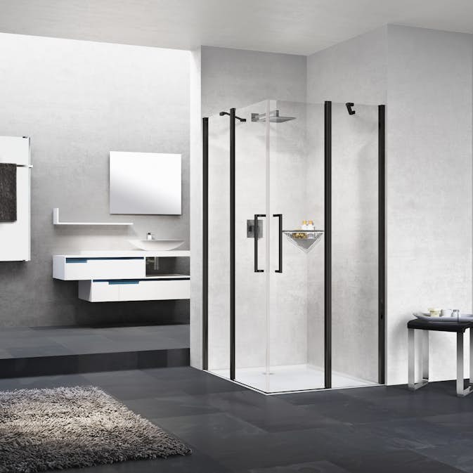 Slagdør Novellini Young 2.0 A m/fastfelt