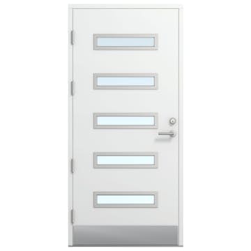 Ytterdør Bygg1 Fjell 05 Klarglass Hvit