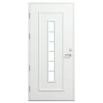 Ytterdør Bygg1 Fjord 11 Klarglass Hvit