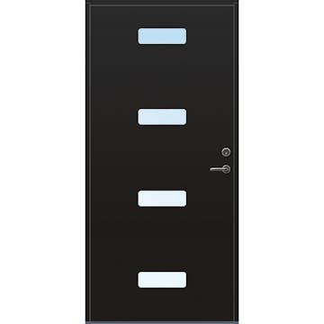 Ytterdør Bygg1 Forus 06 Klarglass