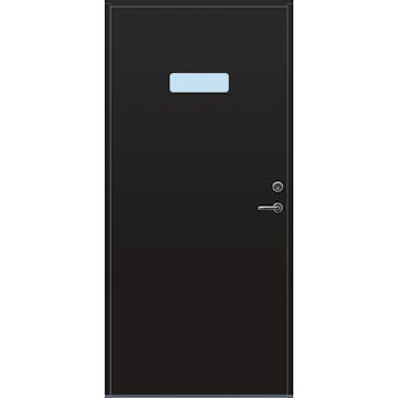 Ytterdør Bygg1 Forus 07 Klarglass