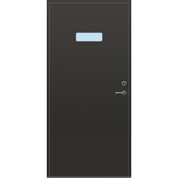 Ytterdør Bygg1 Forus 07 Klarglass