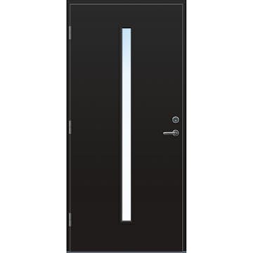 Ytterdør Bygg1 Hovdeby Frostet glass