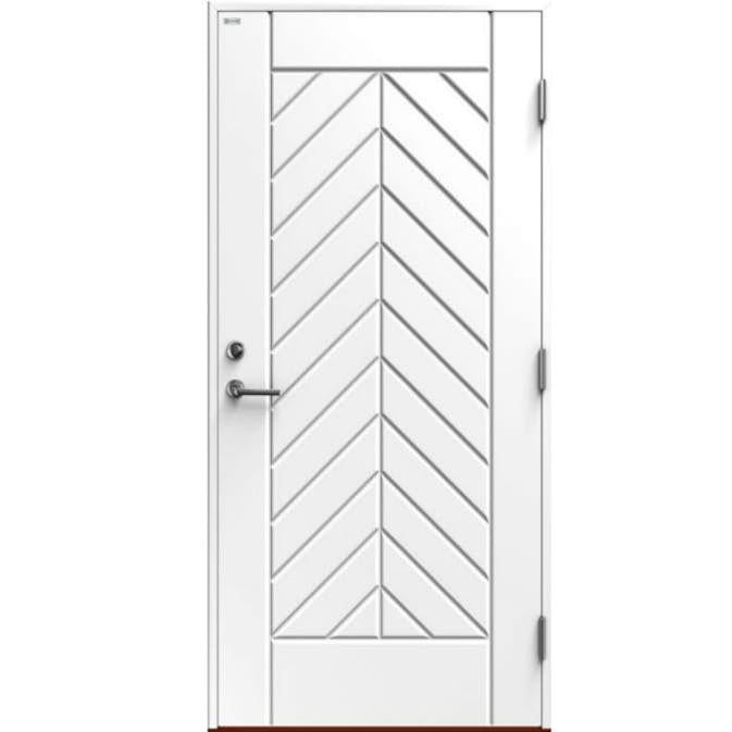 Ytterdør Diplomat Gaustablikk Tett Hvit