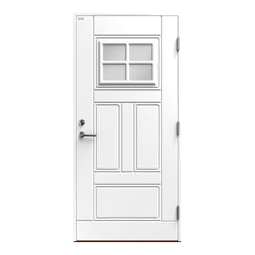 Ytterdør Diplomat Luster Hvit