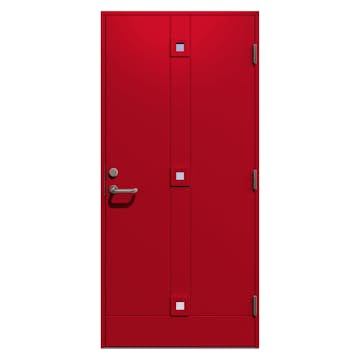 Ytterdør Gilje Hefaitos 3 Glass