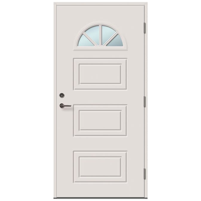 Ytterdør Tundøren Tun 543 Klarglass Hvit