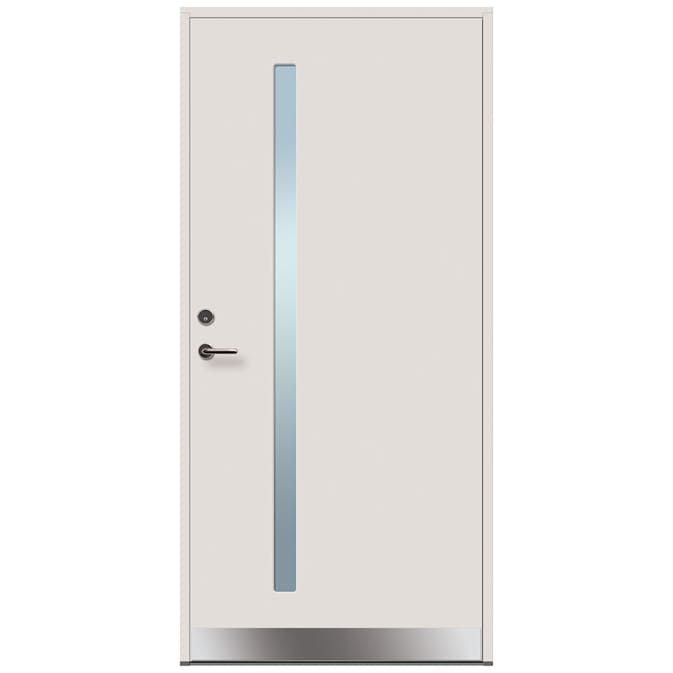 Ytterdør Tundøren Tun 651 Funkis Hvit