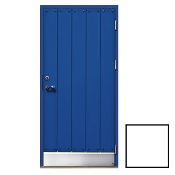 Ytterdør Tundøren Plank 510 Hvit