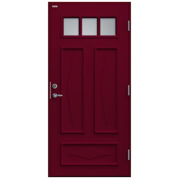 Ytterdør Diplomat Britta Klart Glass