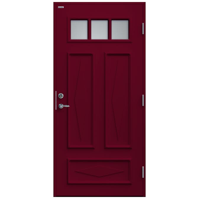 Ytterdør Diplomat Britta Klart Glass