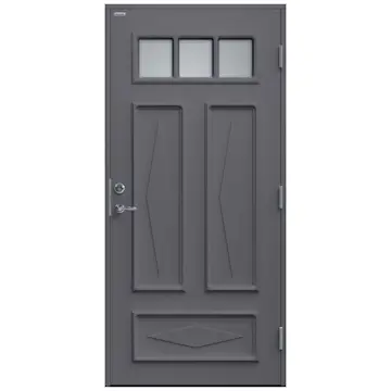 Ytterdør Diplomat Britta Klart Glass