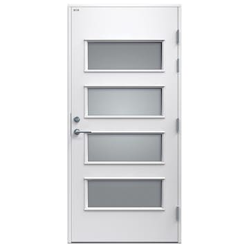 Ytterdør Diplomat Ebba Sotet Glass