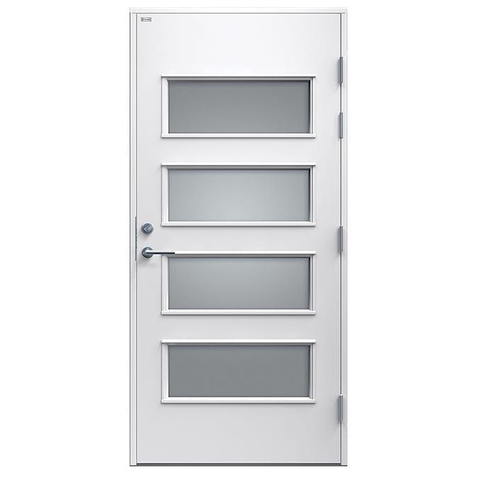 Ytterdør Diplomat Ebba Sotet Glass