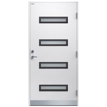 Ytterdør Diplomat Minnah Klart Glass