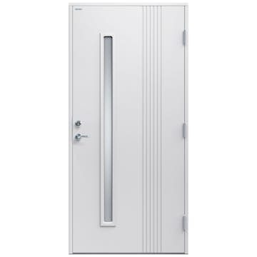 Ytterdør Diplomat Nathalie Klart Glass