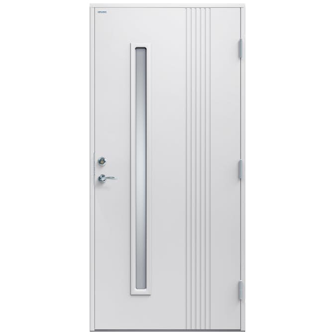 Ytterdør Diplomat Nathalie Klart Glass