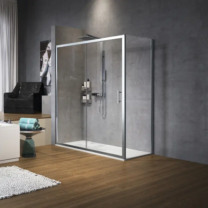 Fastvegg Novellini Zephyros 2.0 for Skyvedør