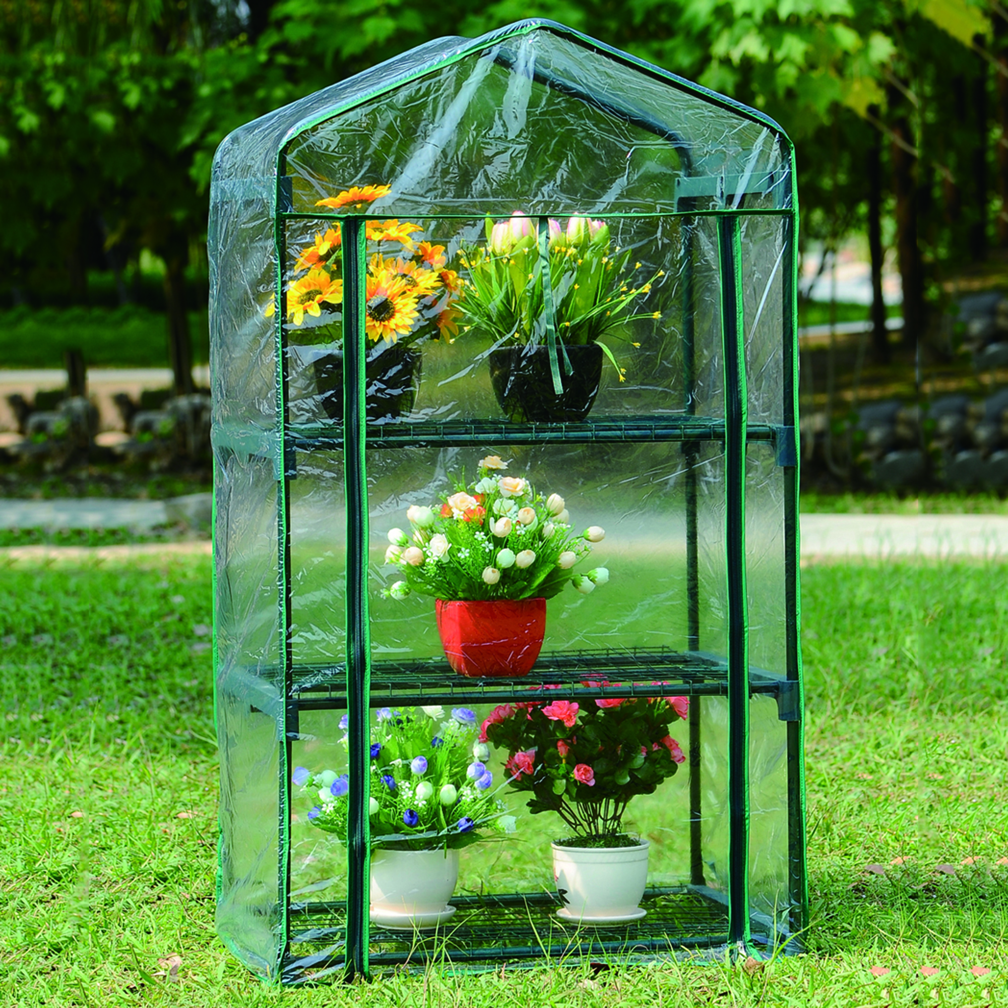 Drivhus Green It Mini med 3 Hyller