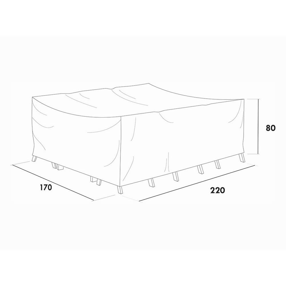 Møbeltrekk Hillerstorp Spisegruppe 170X220X80 Cm