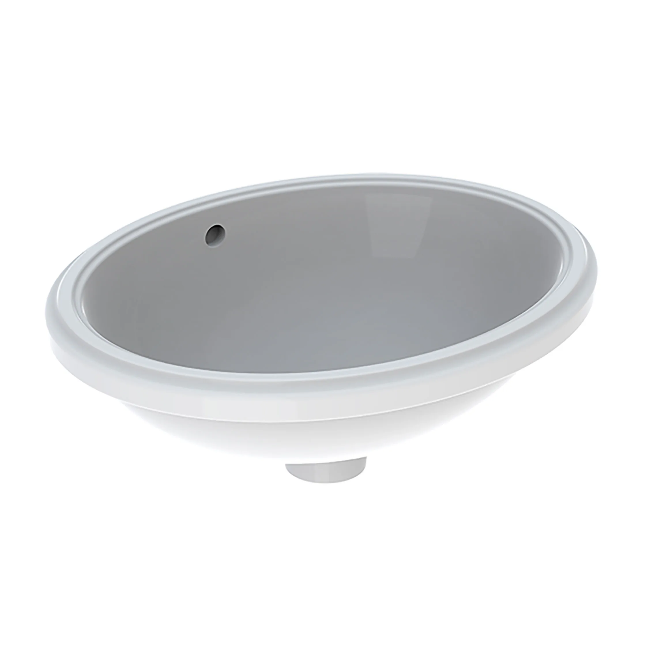 Tvättställ Geberit Variform 420 mm för underlimning Ovalt