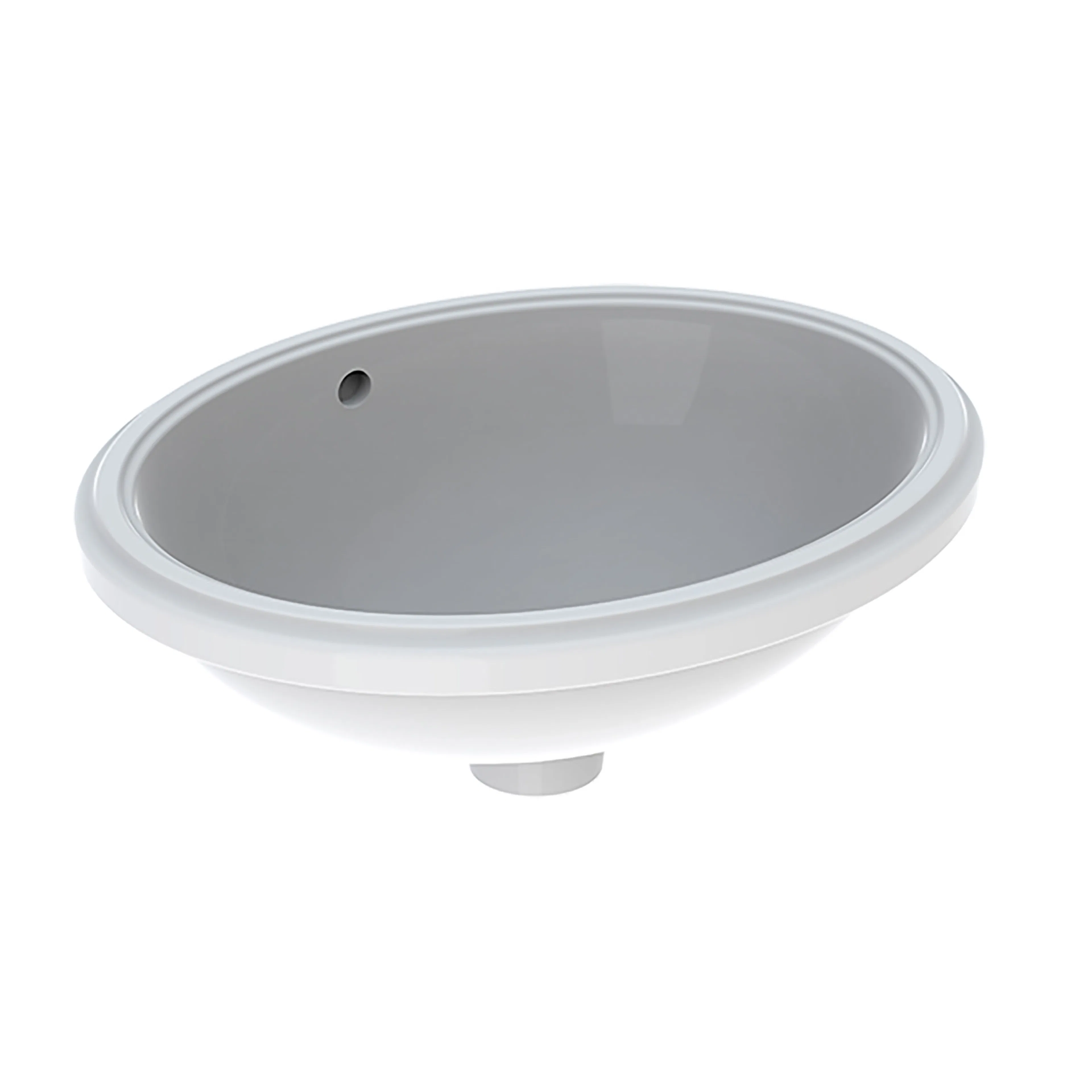 Tvättställ Geberit Variform 420 mm för underlimning Ovalt
