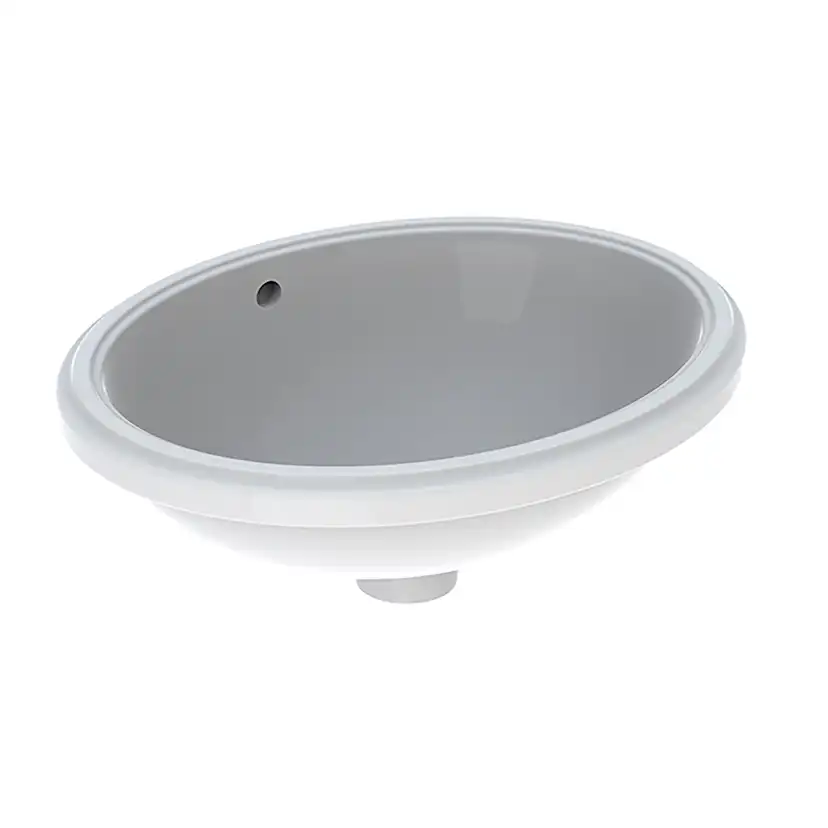 Tvättställ Geberit Variform 420 mm för underlimning Ovalt