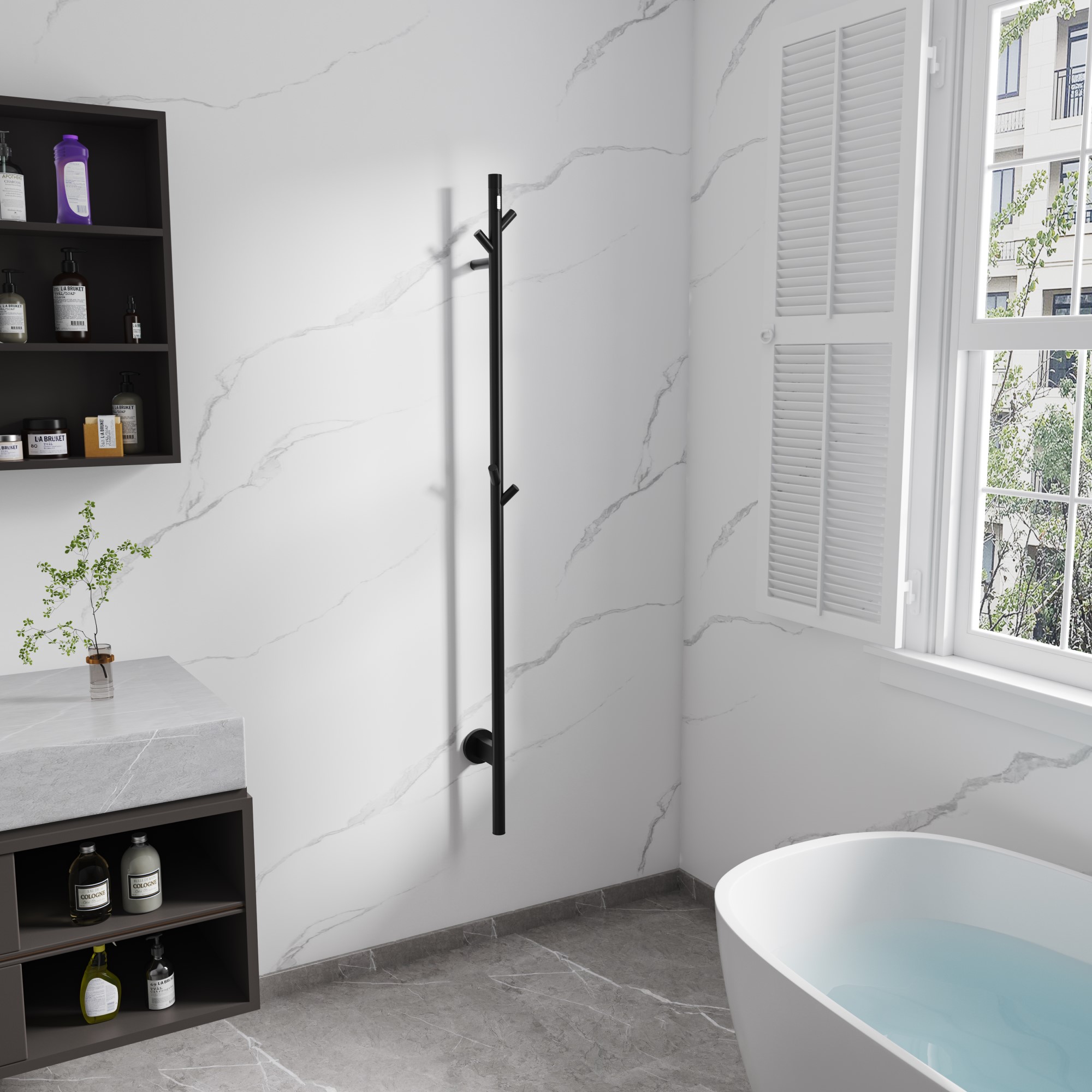 Håndkletørker Bathlife Fas 1 Arm Timer