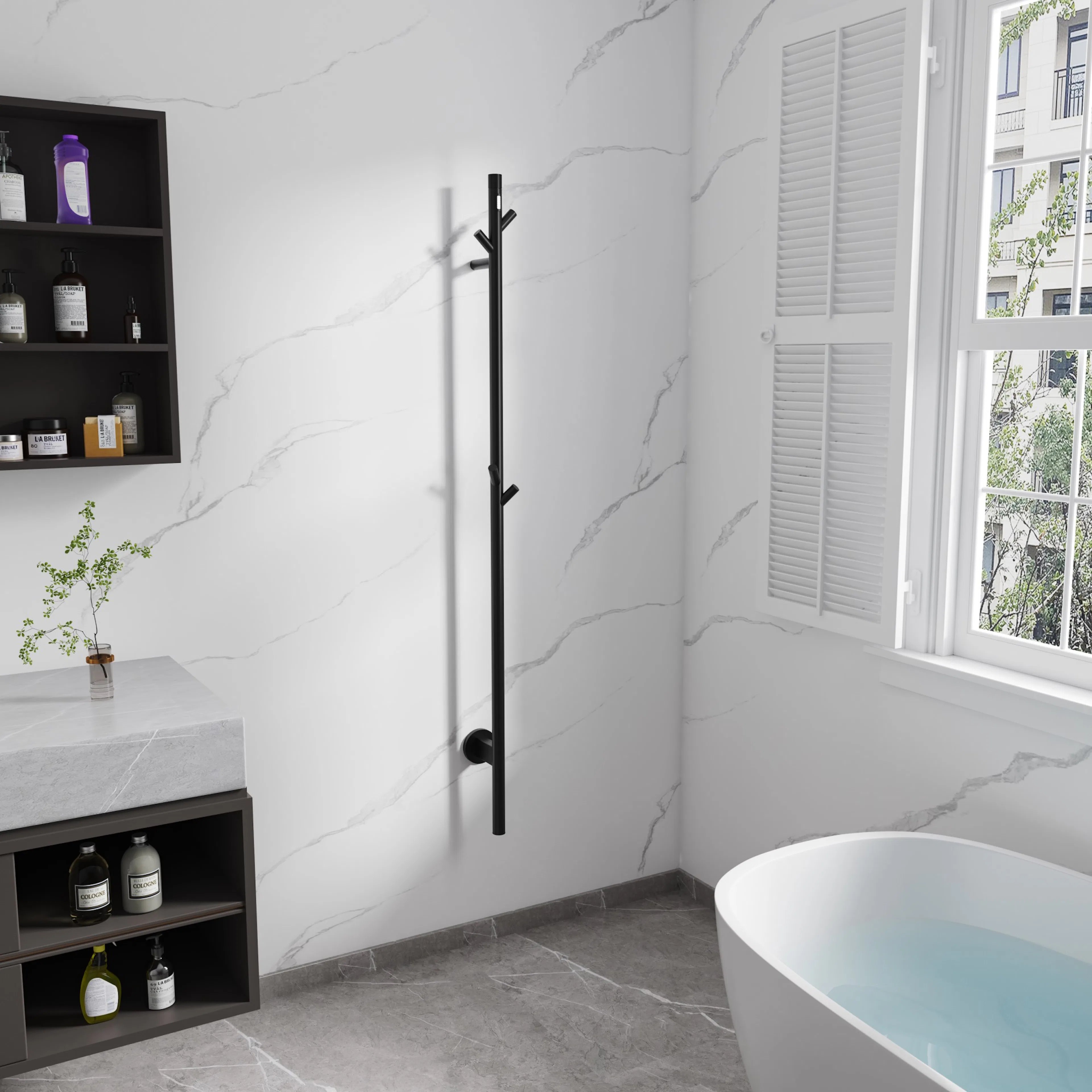 Håndkletørker Bathlife Fas 1 Arm Timer
