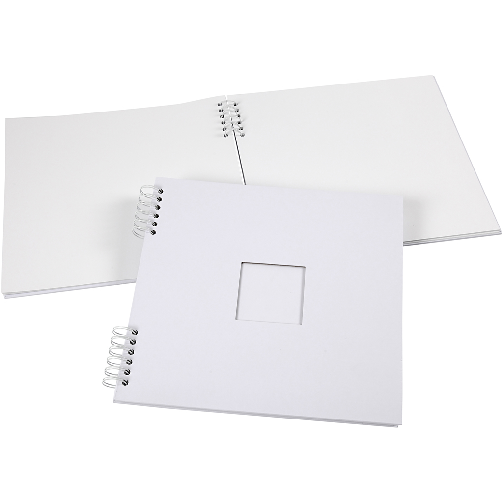 Scrapbook Creativ Company med Spiral Hvit 250 g 1 stk